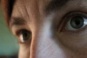 close up self portrait of Molly
