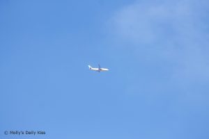 airplanewm Airplane is bright blue sky