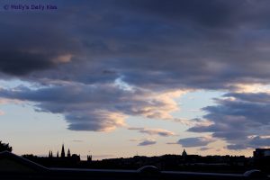 Stormy Clouds Over Edinburgh