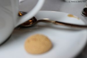 Close up of a coffee spoon