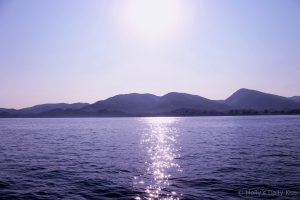 Sunlight reflecting on the Ocean