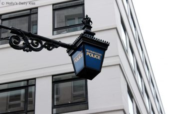 Police Sign in London