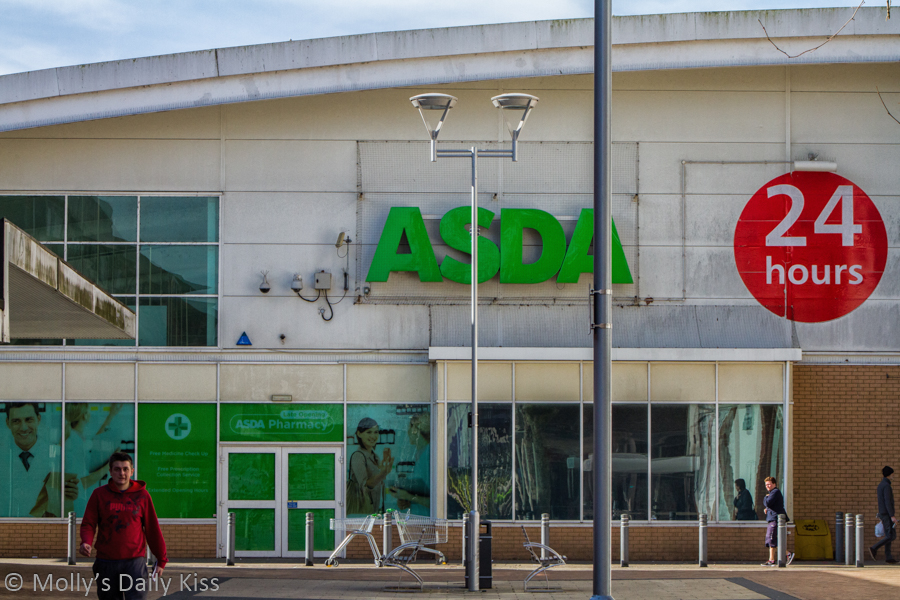 Reflections in Asda supermarket Hatfield