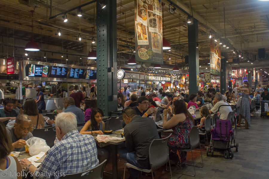Food hall in Reading Terminal Market