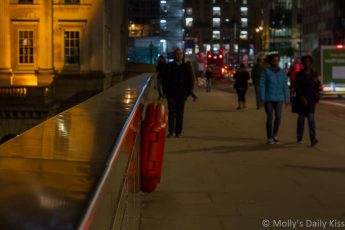 reflection in London Bridge