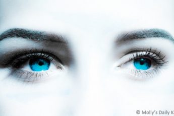 beautiful blue eyes