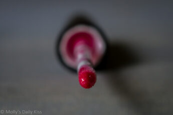 bright red lipstick applicator